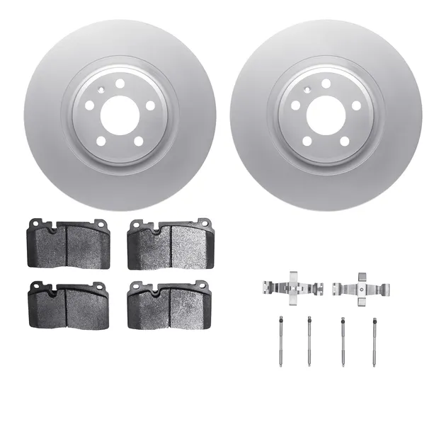 R1 Concepts WDUH1-73162 Carbon Series Brake Rotors W/ 5000 Oep Brake Pads & Hdw
